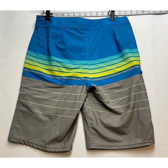 O'Neill Hyper Freak board shorts mens 30 x 11 drawstring swim trunks blue - Picture 3 of 11